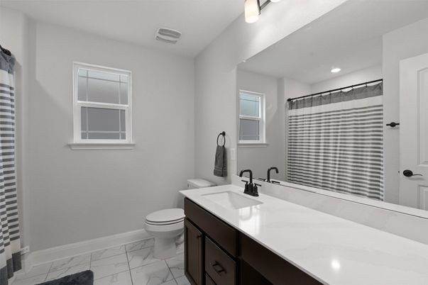 Bathroom, Interior, Marble, Recessed Lighting