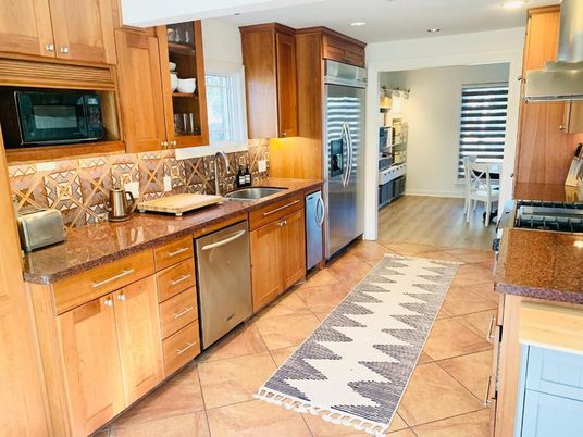 Interior, Kitchen, Recessed Lighting, Stainless Steel Appliances