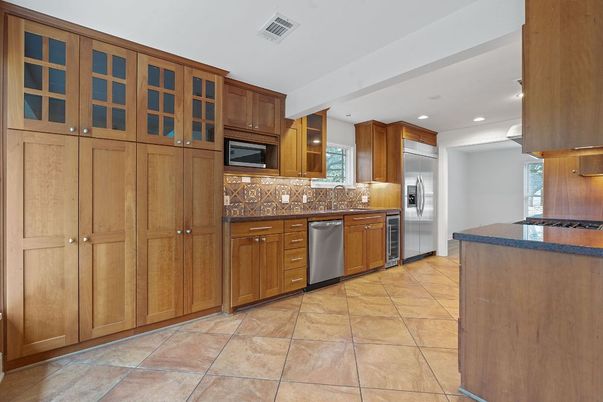 Interior, Kitchen, Recessed Lighting, Stainless Steel Appliances
