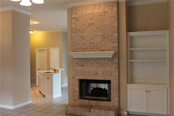 Fireplace, Interior, Stone Walls