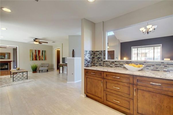Fireplace, Interior, Recessed Lighting, Wood Texture Flooring