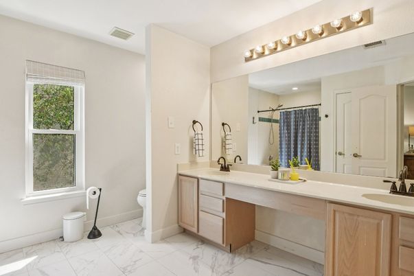 Bathroom, Dual Sink Vanities, Interior, Marble