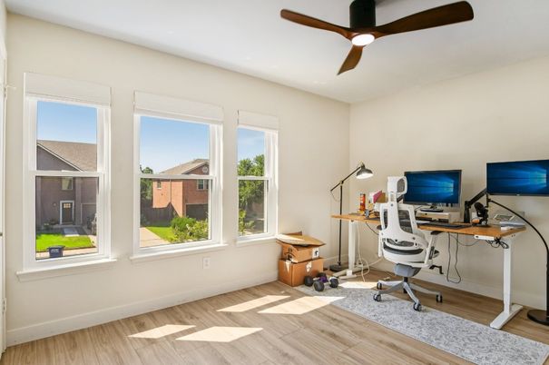 Home Office, Interior, Wood Texture Flooring