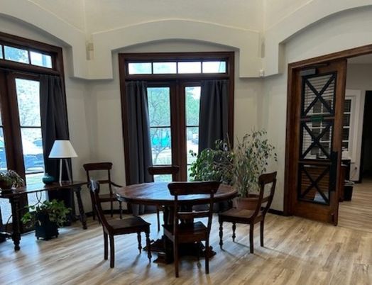 Dining room, Interior, Wood Texture Flooring