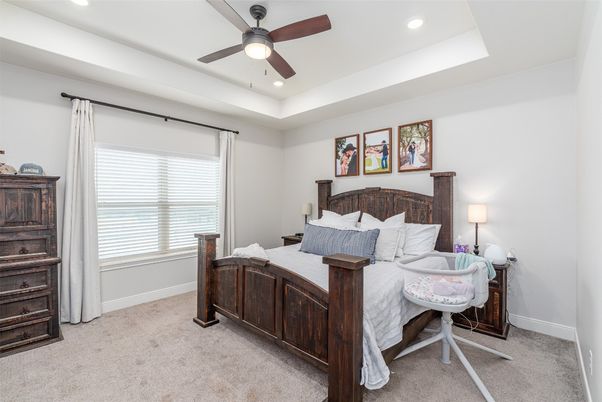 Bedroom, Interior, Recessed Lighting