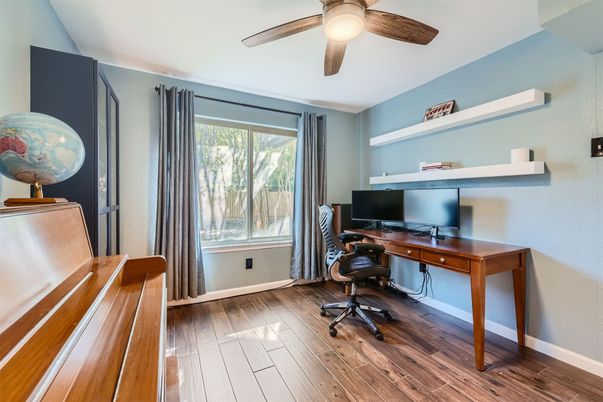 Home Office, Interior, Wood Texture Flooring