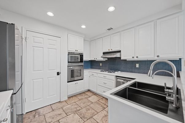 Interior, Kitchen, Recessed Lighting, Stainless Steel Appliances