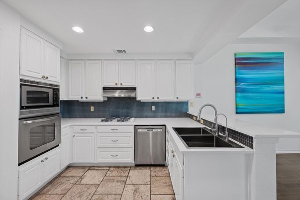 Interior, Kitchen, Recessed Lighting, Stainless Steel Appliances