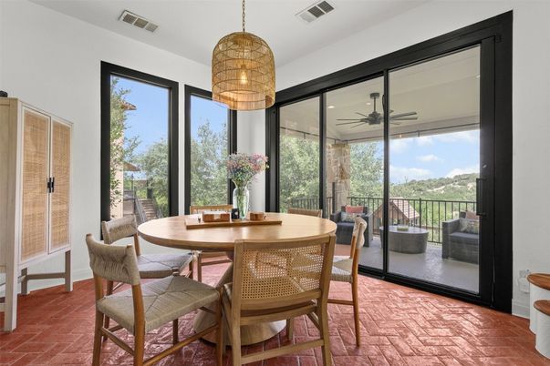 Dining room, Interior, Pendant Lights