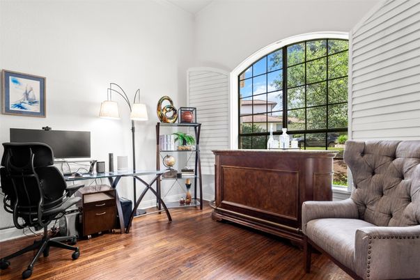 Home Office, Interior, Wood Texture Flooring