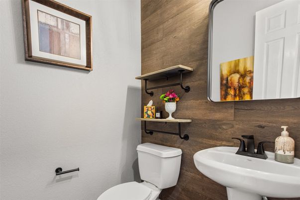 Bathroom, Interior, Wood Texture Flooring