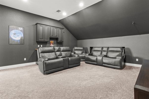 Home Theatre Room, Interior, Recessed Lighting, Theatre Room