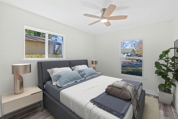 Bedroom, Interior, Wood Texture Flooring