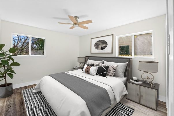 Bedroom, Interior, Wood Texture Flooring