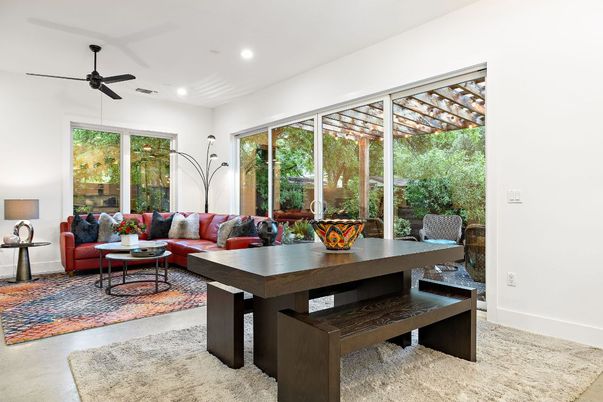 Dining room, Interior, Living room, Recessed Lighting