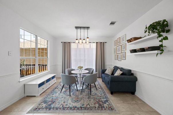 Dining room, Interior, Pendant Lights