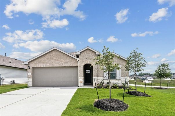Attached, Backyard, Exterior, Facade, Brick Traditional