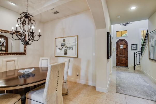 Chandelier, Dining room, Interior, Recessed Lighting