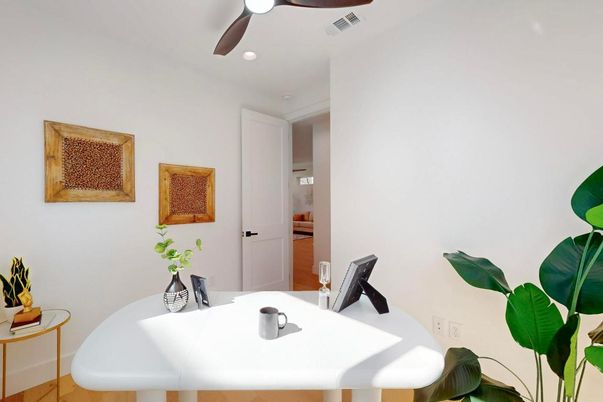 Home Office, Interior, Recessed Lighting