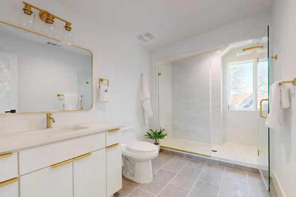 Bathroom, Glass Shower, Interior