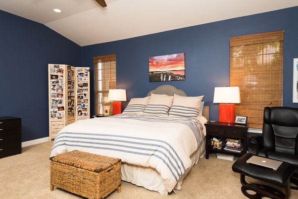 Bedroom, Interior, Recessed Lighting