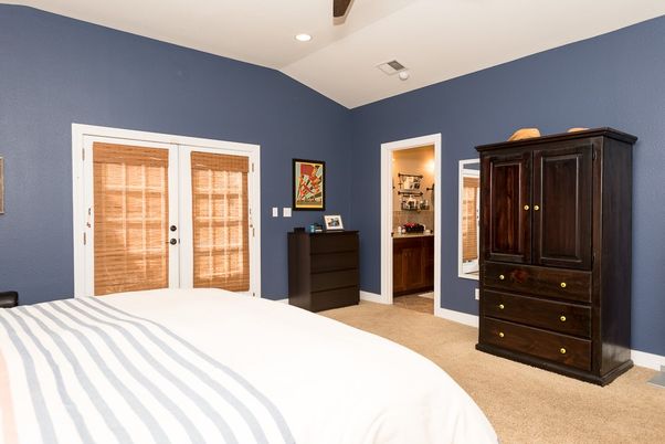 Bedroom, Interior, Recessed Lighting