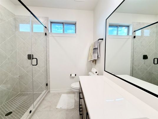 Bathroom, Glass Shower, Interior