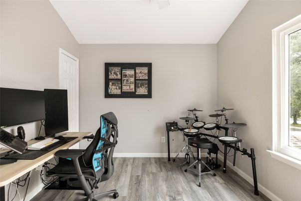 Home Office, Interior, Wood Texture Flooring