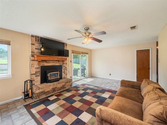 Fireplace, Interior, Stone Walls