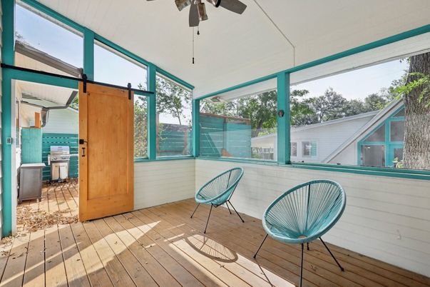 Interior, Sun Room, Wood Texture Flooring