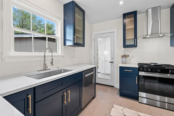 Interior, Kitchen, Recessed Lighting, Stainless Steel Appliances