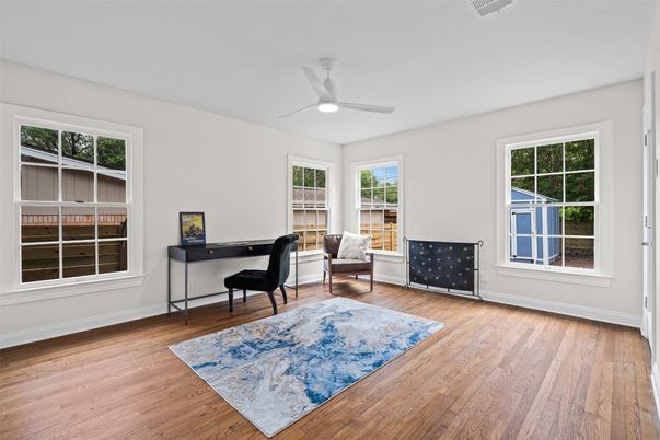 Home Office, Interior, Wood Texture Flooring