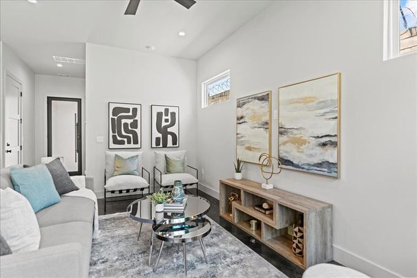 Interior, Living room, Recessed Lighting