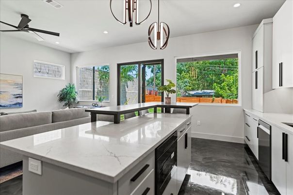 Interior, Kitchen, Pendant Lights, Recessed Lighting