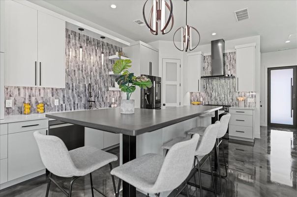 Interior, Kitchen, Pendant Lights, Recessed Lighting