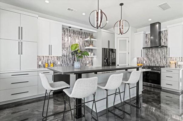 Interior, Kitchen, Pendant Lights, Recessed Lighting