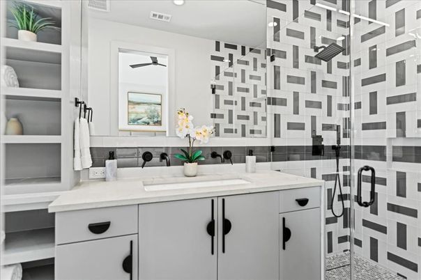 Bathroom, Glass Shower, Interior