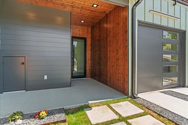 Elevator, Exterior, Wooden Walls