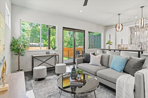 Interior, Kitchen, Living room, Pendant Lights, Recessed Lighting