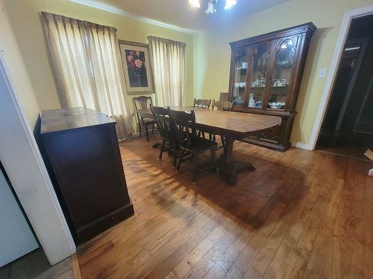 Dining room, Interior, Wood Texture Flooring