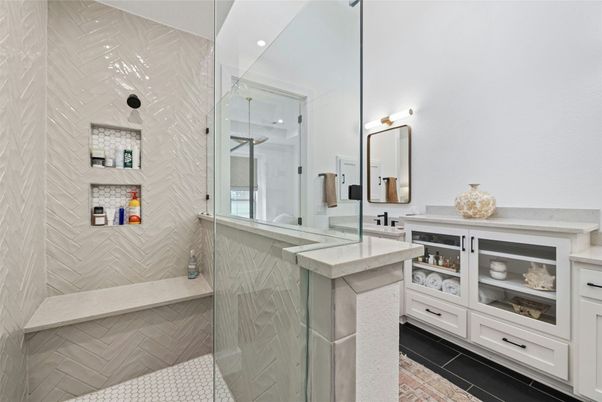 Bathroom, Glass Shower, Interior