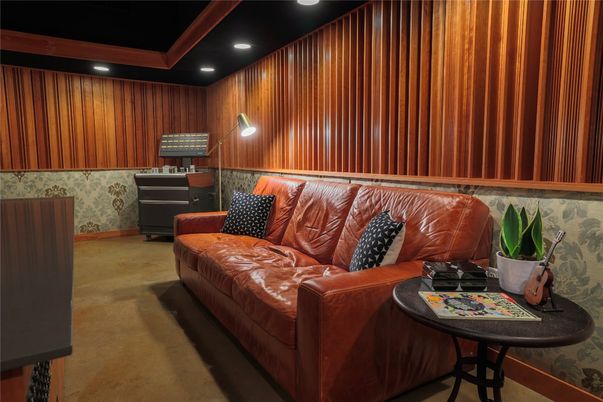 Interior, Living room, Recessed Lighting