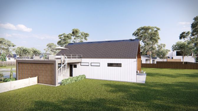 Backyard, Exterior