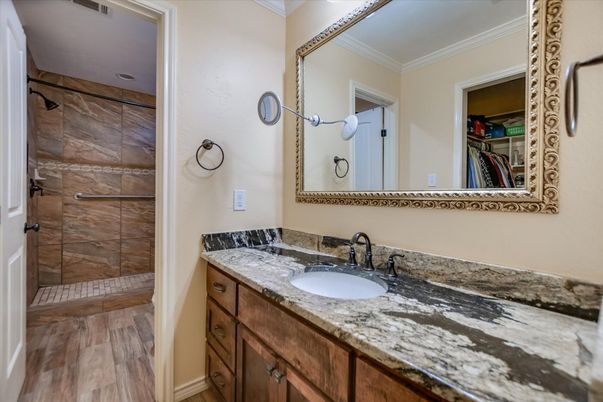 Bathroom, Interior, Wood Texture Flooring