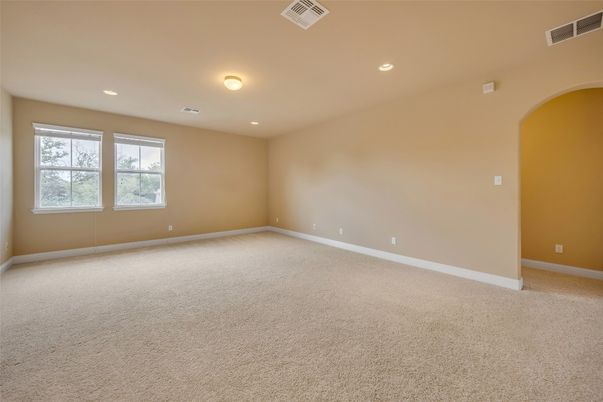 Empty room, Interior, Recessed Lighting