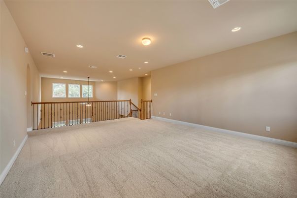 Empty room, Interior, Recessed Lighting