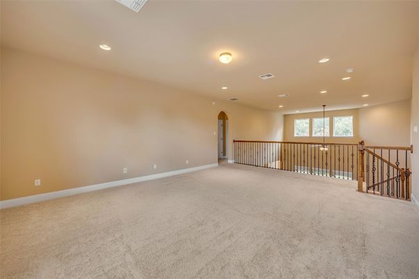 Empty room, Interior, Recessed Lighting