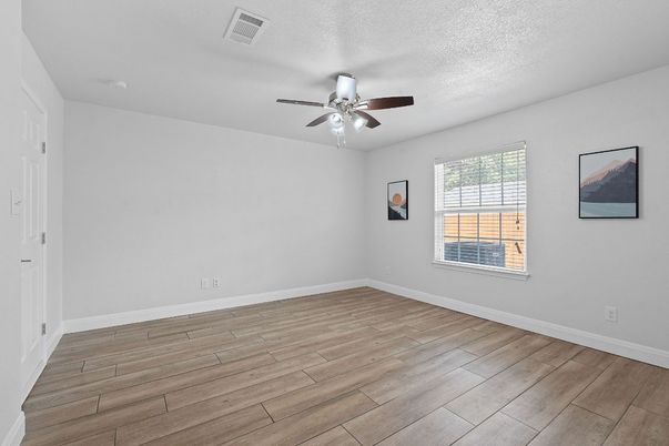 Empty room, Interior, Wood Texture Flooring