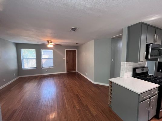 Empty room, Interior, Kitchen, Wood Texture Flooring