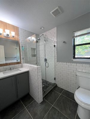 Bathroom, Glass Shower, Interior